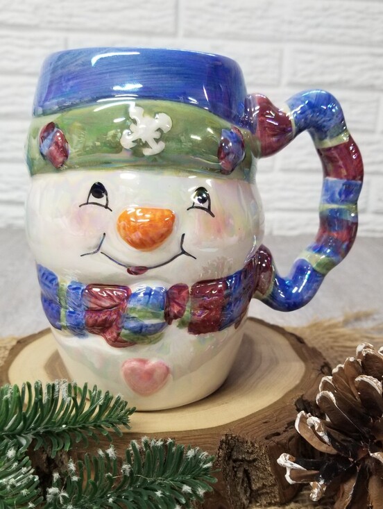 Other - Irredecent Snowman Mug